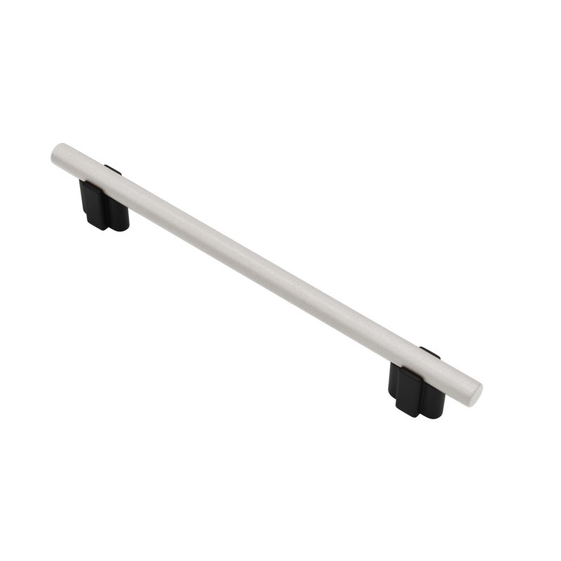 Visturo Bar / Handle Pull, Matte Black/Matte White