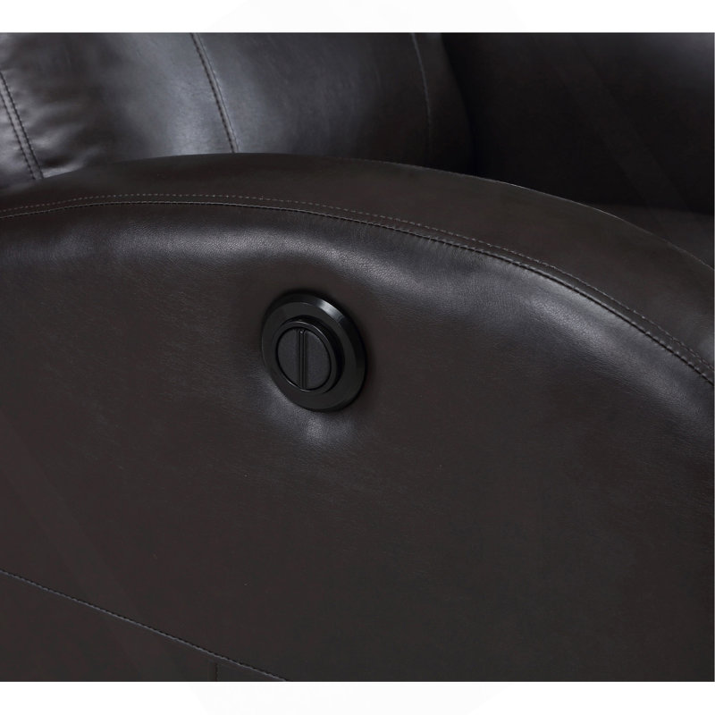 Fauteuil inclinable électrique Meglia, Brun