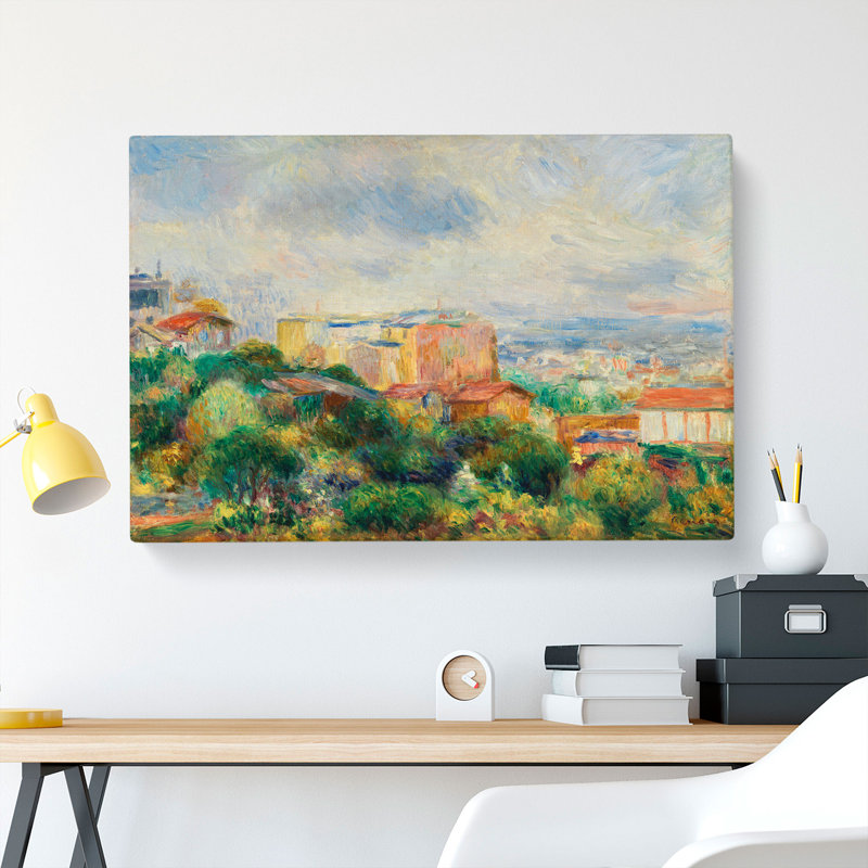 View From Montmartre by Pierre-Auguste Renoir - Wrapped Canvas, 50cm H x 76cm W x 3cm D