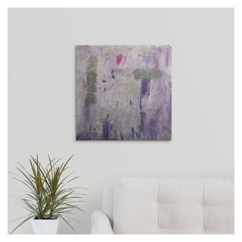 « ii » jennifer grolier, impression Dusty Violet, H 35 po x l 35 po x P 1,5 po, Toile