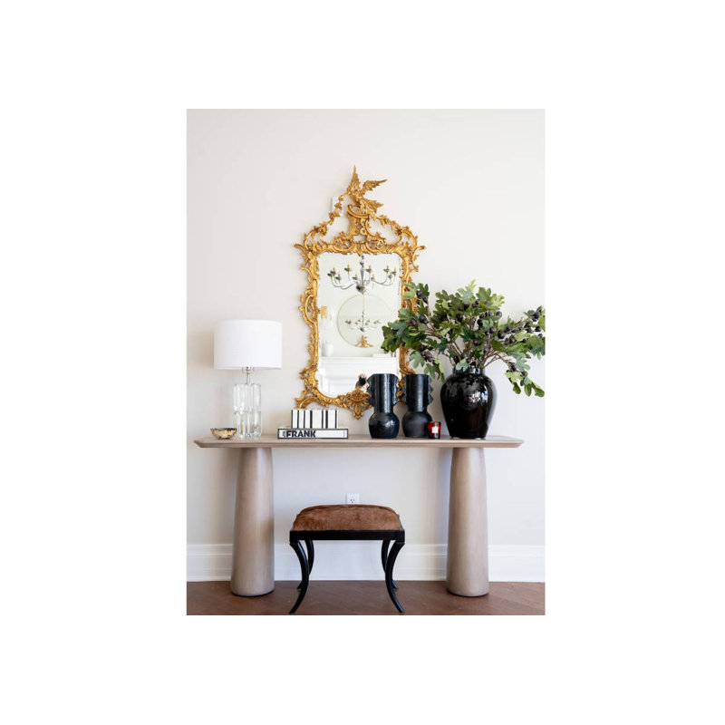 Handcrafted Ceramic Table Vase, Black
