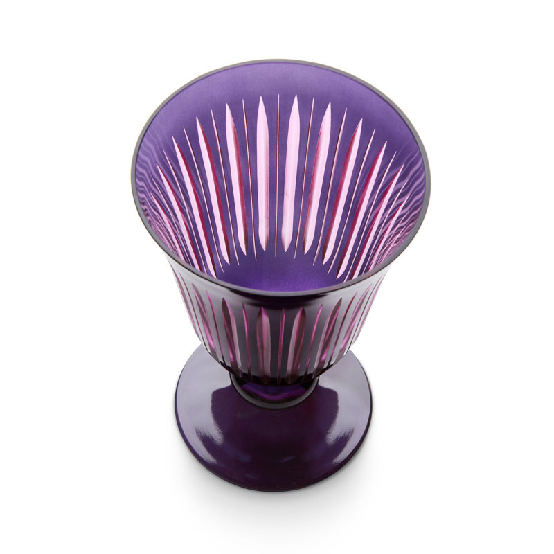Prism Wine Glasses, Purple