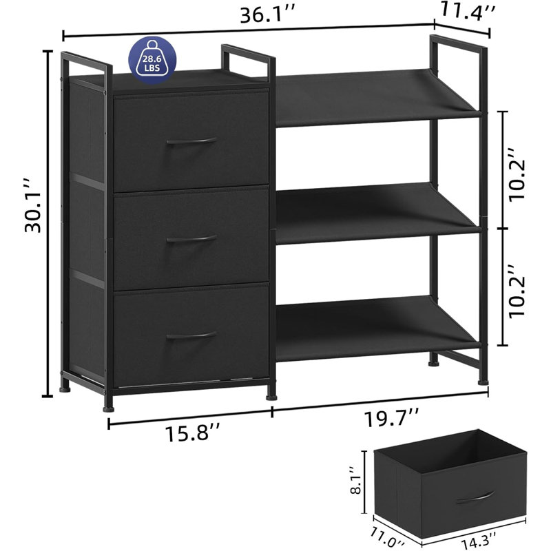 3 Tier Shoe Rack