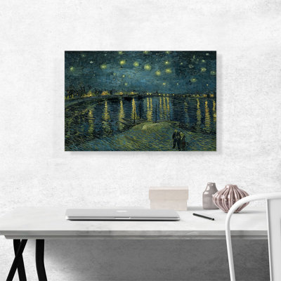 Nuit étoilée sur le rhône 1888 - reproduction