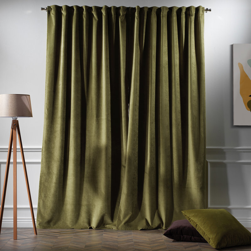 Decorative Double Panel in Matt, Extra Wide X Extra Long, L 52 po x L 84 po, 29 olive