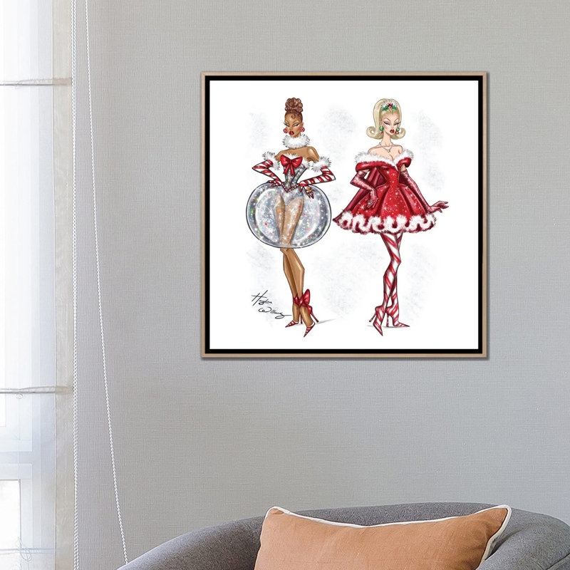 Festive Glamour 2025 - HWI576, Wrapped Canvas, Ne s’applique pas, H 12 po x l 12 po