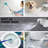 VEVOR 10" Round Rain Shower Head with Handheld Shower System, Chrome Sliding Bar Shower Set with 59" Hose, Adjustable Height