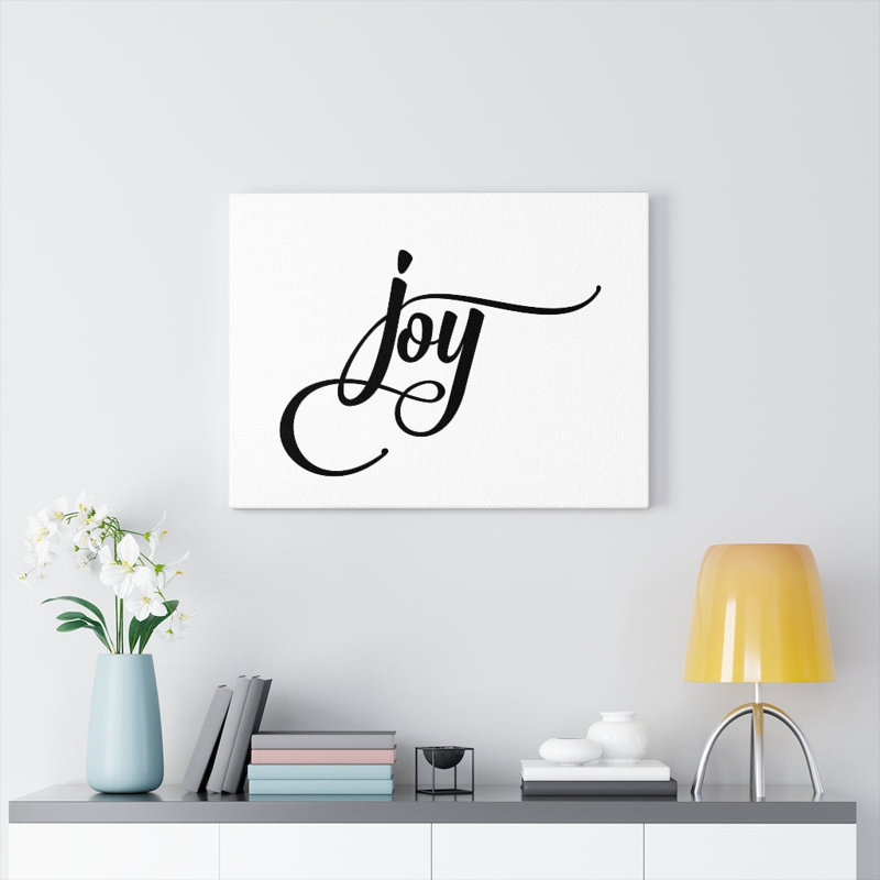 Joy - Wrapped Canvas Print, 30cm H x 41cm W