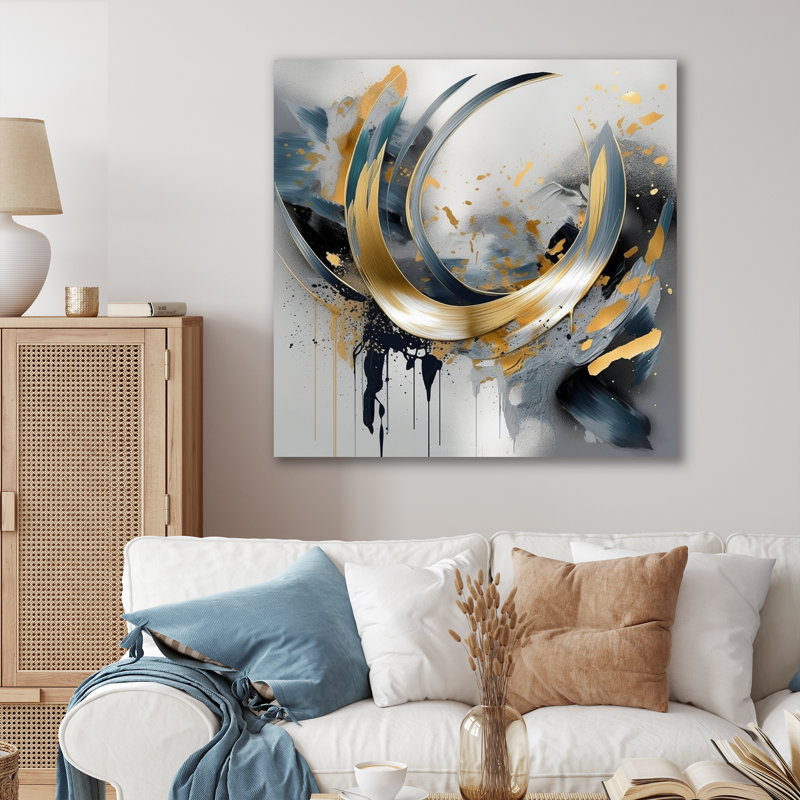 Soft Soft Marble Abstract IV - Impression sur toile de marbre abstrait, H 36 po x l 36 po x P 1,5 po, Toile tendue