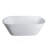 63 Inch Freestanding Solid Surface Soaking Bathtub For Bathroom