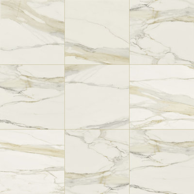 Tuscany Marble 12x12 Matte Calacatta Gold