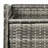 47.5"W Wicker Outdoor Storage Cabinet with Tempered Glass Desktop-1215514205