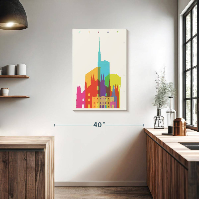 Nicci Vibrant Milan, H 36 po x l 24 po