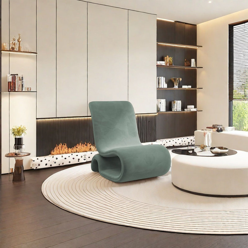 Fauteuil simple français rétro