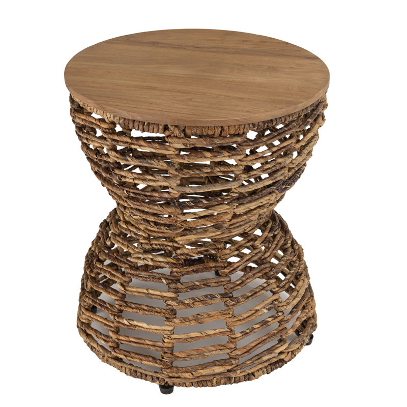 Aadhiran Solid Wood Accent Stool