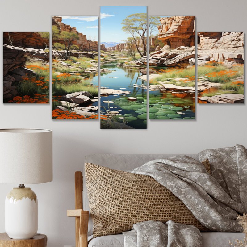 Rustic Landscape & Nature Wall Decor on Metal