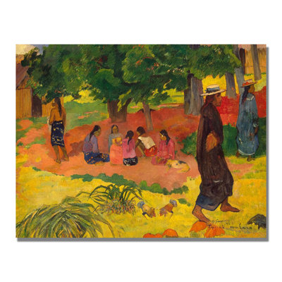 « taperaa mahana » par paul gauguin, reproduction d’art sur toile