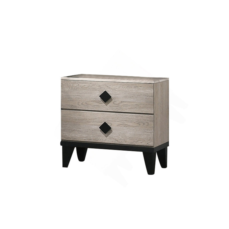 NIGHTSTAND In Cream Oak (Rustic Accents)