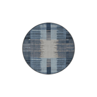 Machine Washable Gray Area Rug