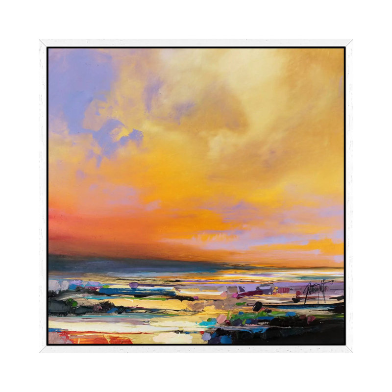 Diminuendo Sky Study I by Scott Naismith - Print on Canvas, 45.72 cm H x 45.72 cm W, White Framed