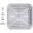 Disposable Aluminum 9" Square Cake Baking Pan