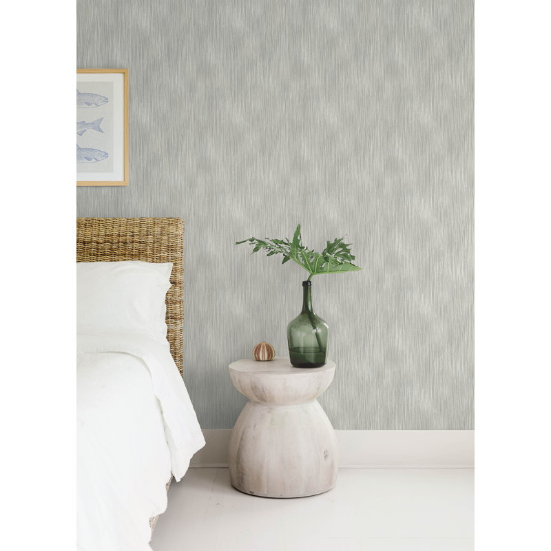 Papier peint strié Largo, Gris
