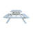 6 - Person Patio Dining Set with Rectangular Table-70082805-70082808