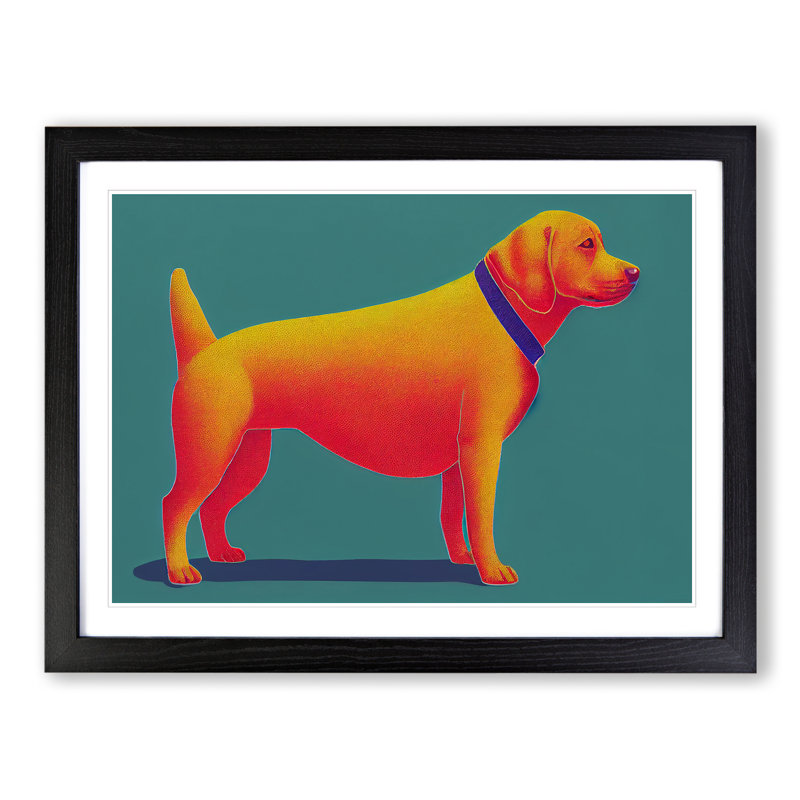 Dog Vol.6 - Framed Print, Black, 34cm H x 46cm W x 2cm D