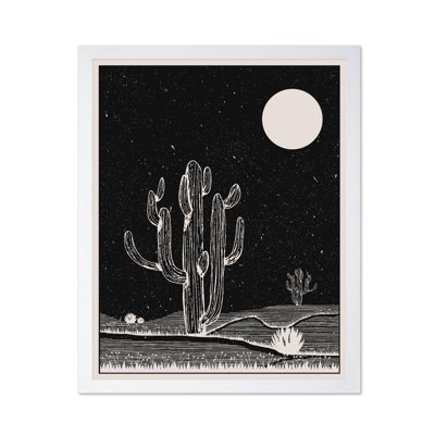 Cactus et lune