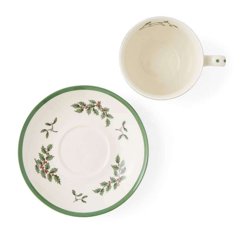 Spode, Christmas Tree - Teacups & Saucers Set