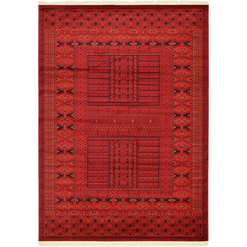 Amro Geometric Indoor Rug, Rectangle 7'1" x 10'