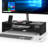 Wood Monitor Stand Riser, 2 Tiers With Storage Organizer, Desktop Ergonomic Cellphone Holder And Cable Management, 21.3 Inch Shelf, Black