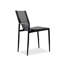 Chaise d'appoint à dossier solide gris (ensemble de 2)-1266246272