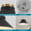 Plafonnier encastré 1 lumière Dome