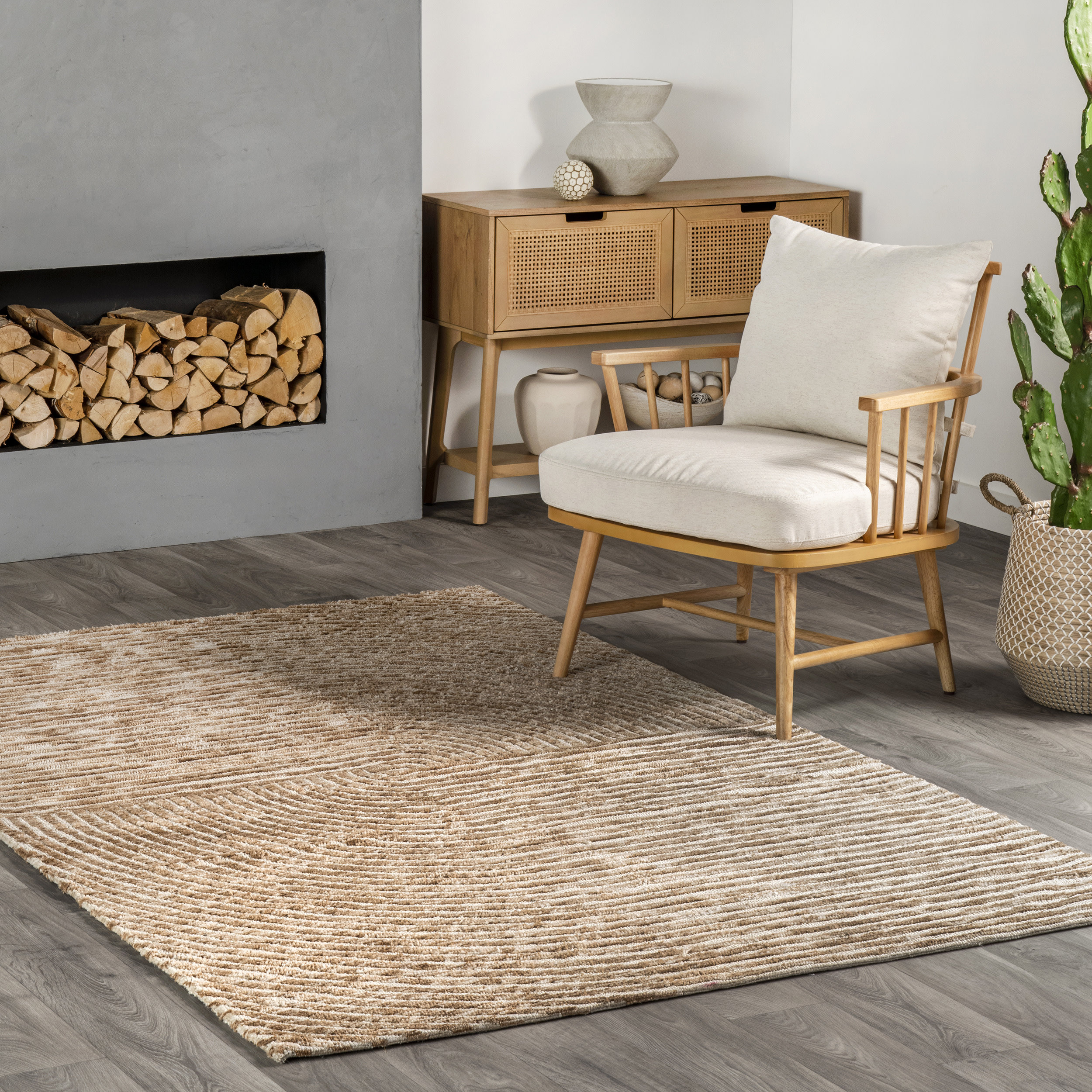 Gracie Oaks Shira Geometric Area Rug for Living Room Bedroom Dining ...