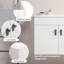 Bathroom Vanity With Metal Leg,With Ceramic Basin,Two Soft Close Cabinet Doors, Solid Wood,Excluding Faucets