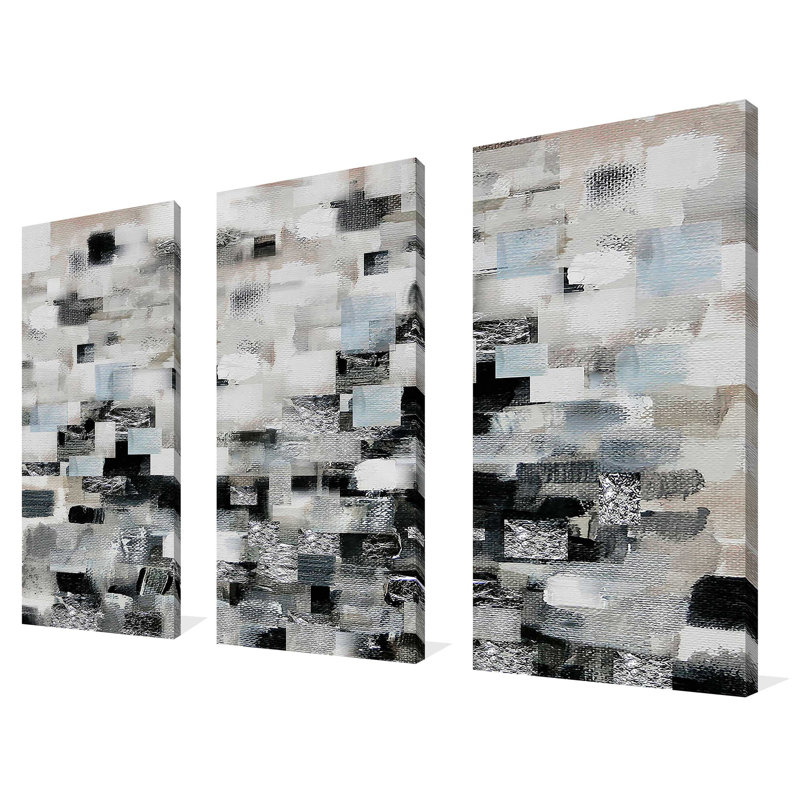 " Reflections " 3 - Pieces, 24" H x 36" W x 0.75" D