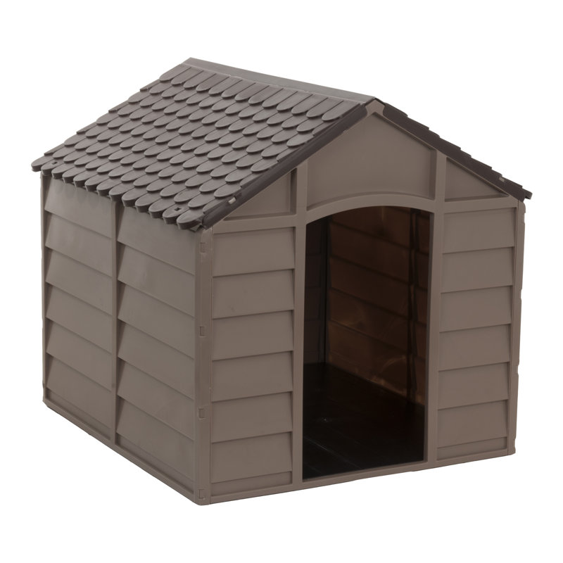 Niche pour chien Augie, H 27 po x l 27,9 po x P 28 po, Moka / brun