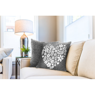 Colette Floral Square Throw Cushion Cover