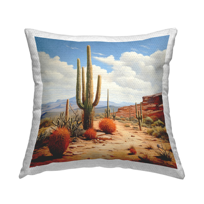 Coussin Cactus Plants Landscape