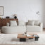 Canapé modulaire rembourré moderne en chenille avec 4 coussins décoratifs pour le salon-1446257400