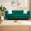 Canapés à compression, velours vert 82,5 pouces Chesterfield Modern Home