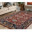 Lyanne Washable Non-Slip Red Area Rug-1531076657