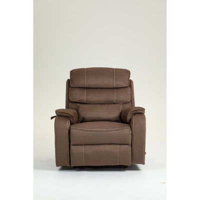 Electric Reclining Sofa Linen Modern Living Room Furniture