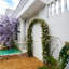 Tonnelle de jardin en métal pour l'extérieur-505186522