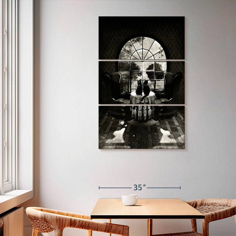 Crâne de chambre BW, H 65 po x l 42 po