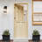 Qucik Assemble Jamb, Not Prehung, Unfinished Dutch Door, 6 Panel Split Single Door Slab With Latch and hardware kit-109024335