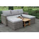 Genesis Premium All-Weather Wicker 5 - Person Modular Patio Conversation Sets with Cushions