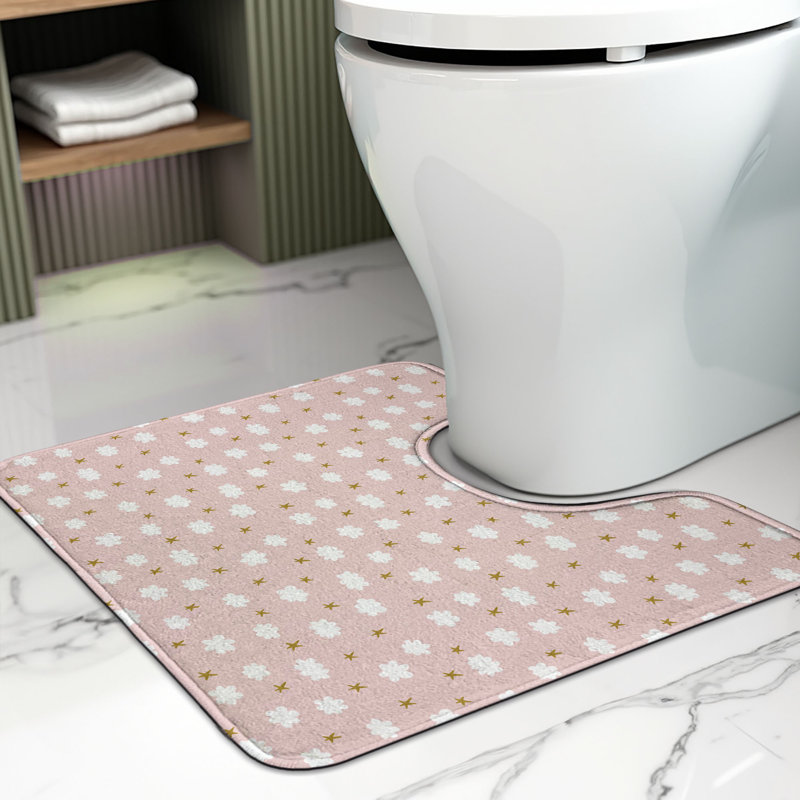 Tapis de salle de bain en forme de U 20 po
