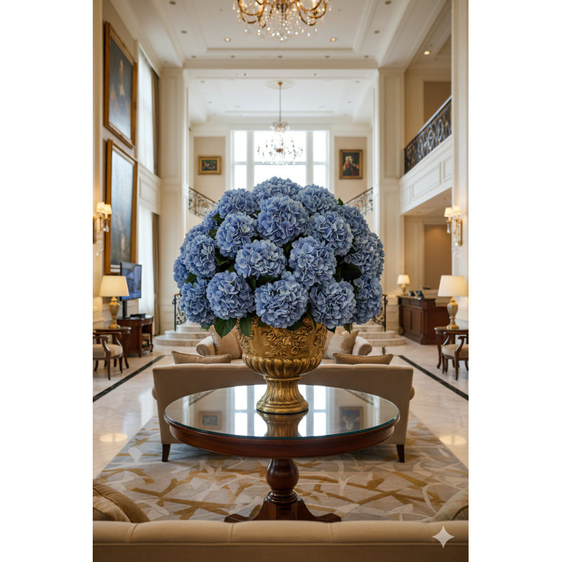 Roy Silk Hydrangea Arrangement